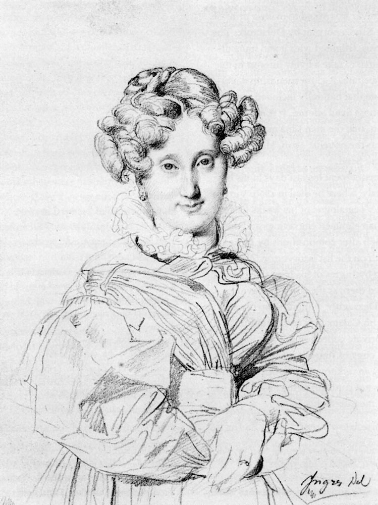 ドミニク・アングル《ルイ＝フランソワ・ゴディノ夫人の肖像》1829
